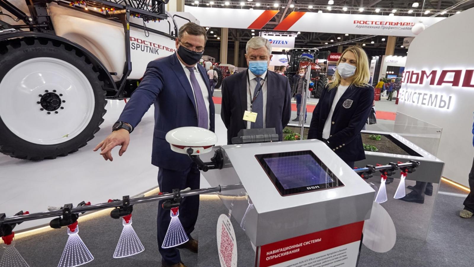 Демонстрация на стенде Агросалон 2020